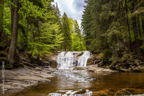 Foto Der Mummelfall im Riesengebirge