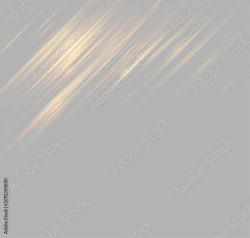 Futuristic colorful speed beams with radiant glow. Perfect for digital artwork. PNG
