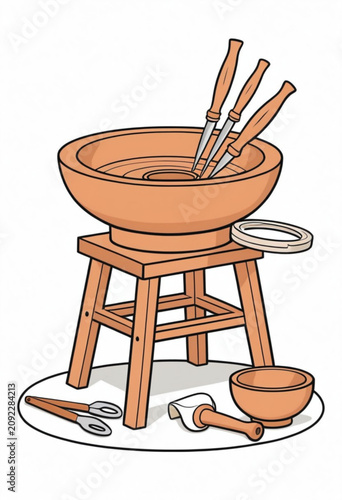 Clay Pottery Tools