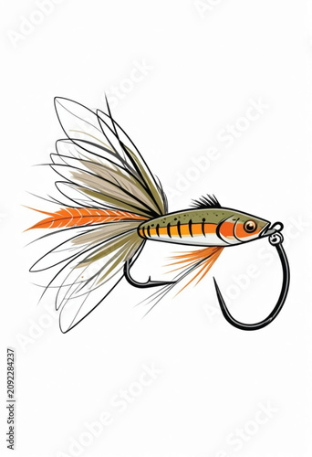 Illustrated Fishing Lure