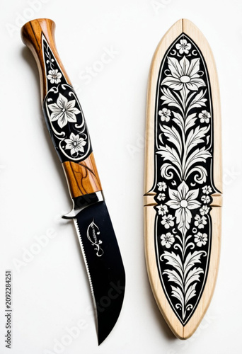 Handcrafted Knife and Surfboard