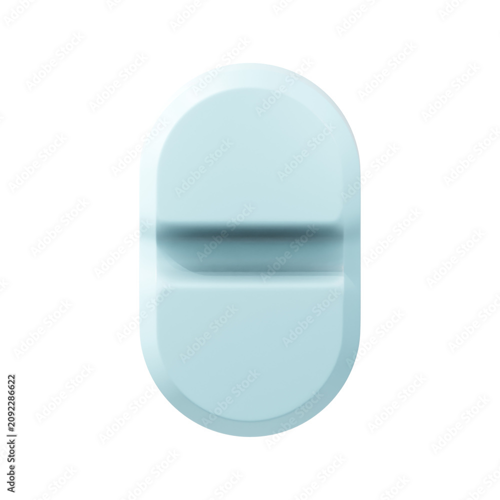 Obraz premium 3d icon oval pills