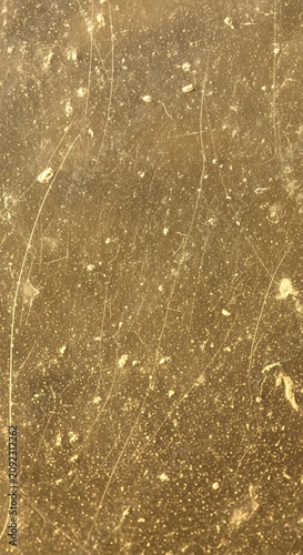 Aged bronze metal texture with scratches and patina.