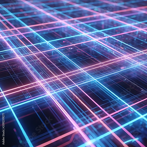 Neon technology grid
