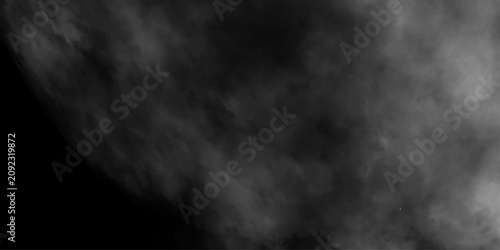 Obraz na plátně Abstract fog texture ideal for cinematic overlays, visual effects, Abstract black and white watercolor design, white fog design with smoke texture overlays, gray background soft white watercolor