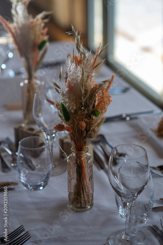 Dried flowers holding the memory of summer. 