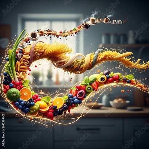 Colorful candy bracelet on glass dish with spoons.