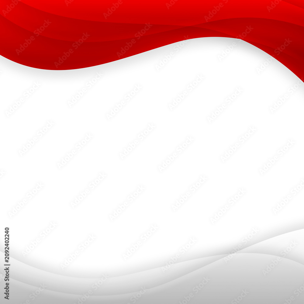 Obraz premium abstract red white background with waves
