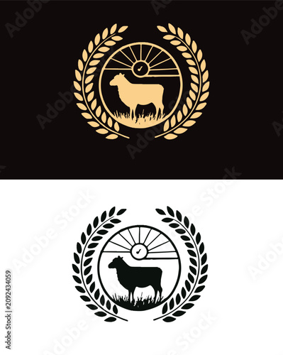 coffee label vector