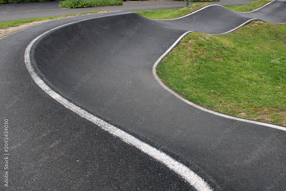 Obraz premium Circuit de pumptrack