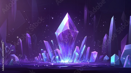 Purple Crystal Cave