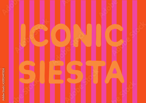 Φωτογραφία iconic siesta quote pink stirpes poster