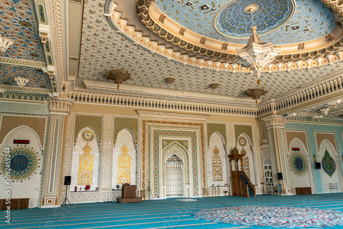 The prayer hall in Jami Mosque Hazrati Imam, Tashkent