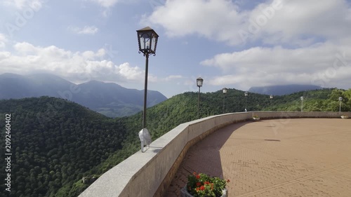 A sanctuary dedicated to Jesus in the mountains of the province of Avellino in Montella. Italy.