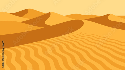 Rippling golden sand dune texture in warm desert tones elegant minimalist landscape pattern for travel branding packaging and modern interior decor luxurious nature inspired vector illustration