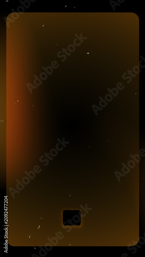 Retro Sepia Rounded Film Border Portrait Texture for Social Media Story