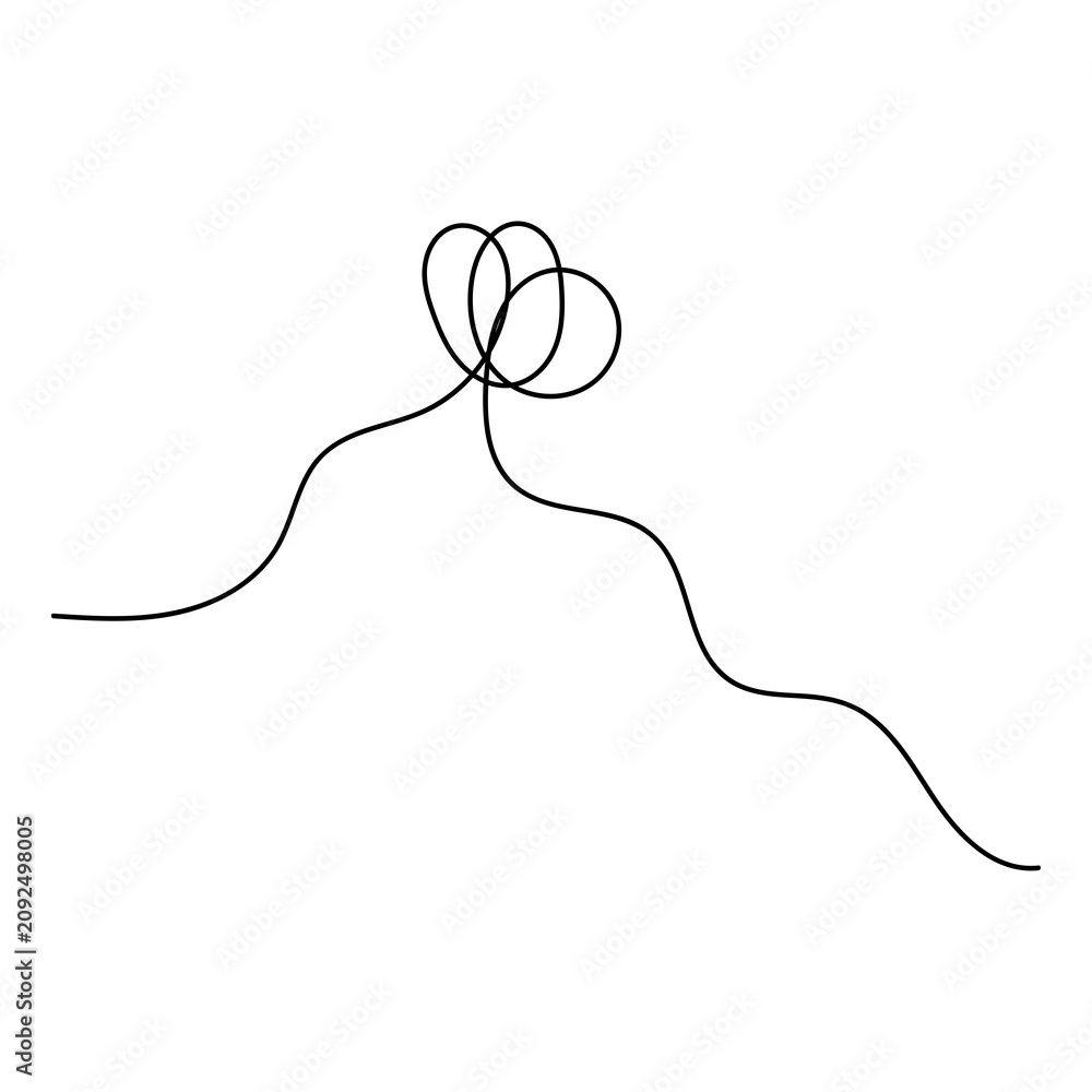 Obraz premium Twisted black wire, tangled cord, isolated object on a transparent background