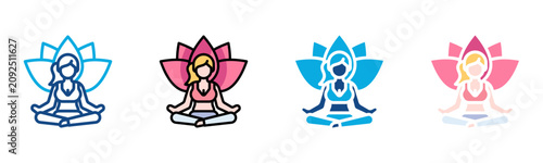 Photography Soul Icon Multiple Style Vector Illustration