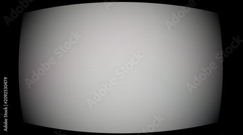 Vintage CRT television screen overlay with realistic distortion, rounded corners, noise, and retro vignette isolated on black background for dynamic video effects