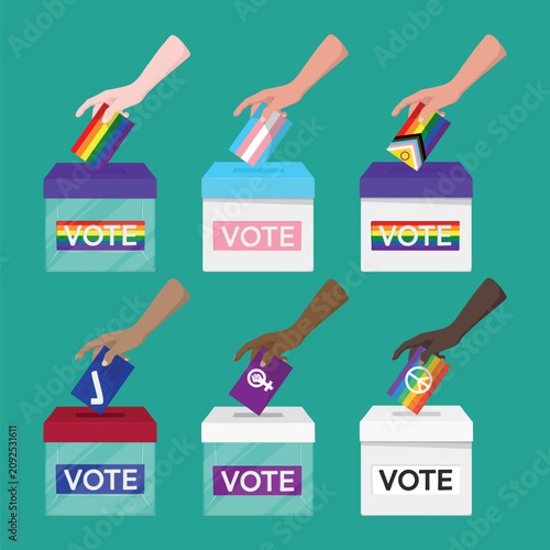Diverse hands voting equality vector element set