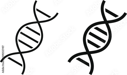 Quadro su tela DNA icon set