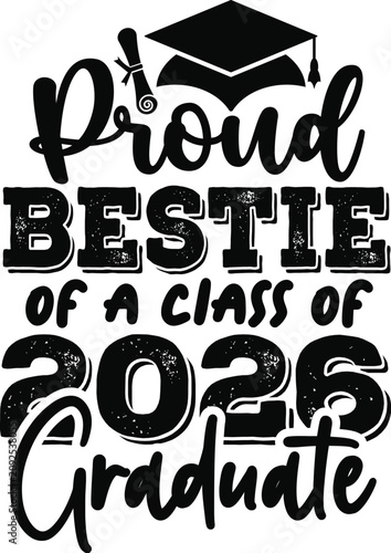 Proud Family Graduation 2026 Typography