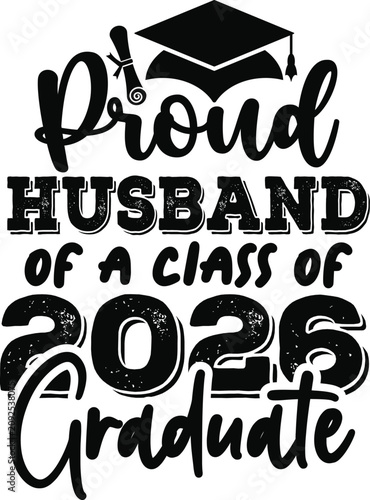 Proud Family Graduation 2026 Typography