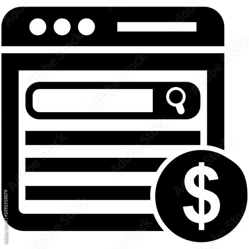 money icon vector illustration