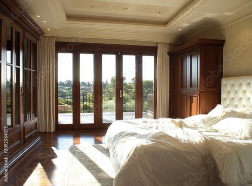 bedroom in hotel