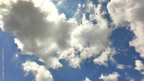 Epic Vertical Motionlapse of Sun and Fast Moving Clouds Cinematic Sky Timelapse