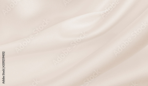 Cuadro en lienzo Smooth elegant golden silk or satin luxury cloth texture as wedding background
