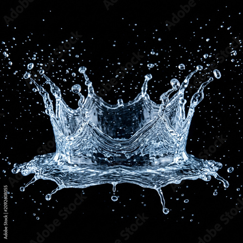 Abstract geometric glass crystal crown structure isolated design asset