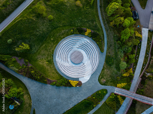 Canvas Print Amphitheatre in Rakvere Vallimägi