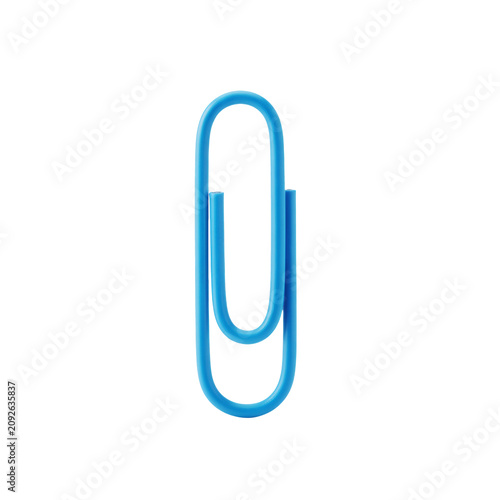 Canvastavla blue paper clip