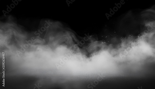 Cloud Fog Or Smoke Isolated On Black Background Abstract Soft Textured White And Black Background With Gray Speckles Smoke Background And Dense Fog Grunge Smog Texture Art Design
