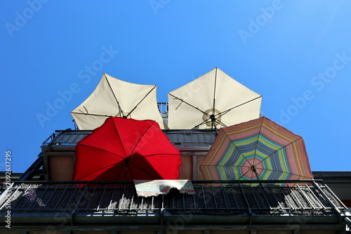 Foto Hochsommer auf dem Balkon