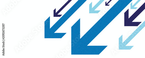 Foto Up arrows inclined graph paper growth rate development background