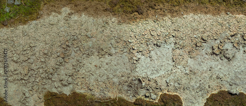 Photos Dry, cracked terrain illustrating soil erosion and desertification, presenting a