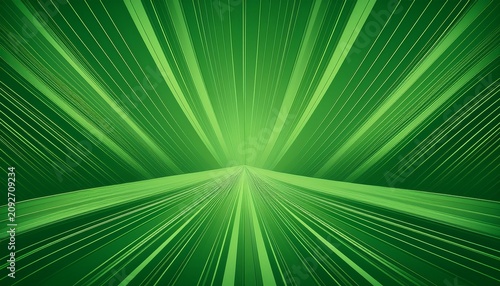 Abstract Background Background With Rays Green Background With Lines Wallpaper