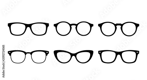 Canvastavla Eyewear Styles Collection, Modern Glasses Silhouettes, Optical Frames Set
