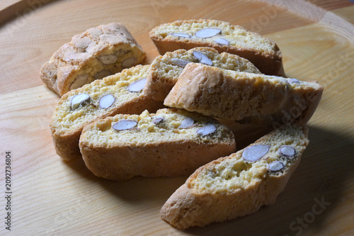 Konstfotografi cantucci biscotti tipici toscani