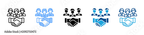 Fotografía Engagement web icon with multiple style collection