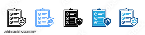 Photos Reliability web icon with multiple style collection
