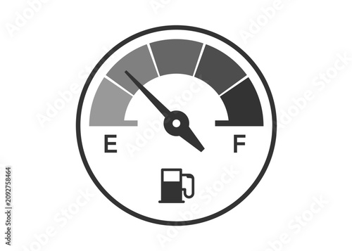 gasoline indicator car fuel gauge