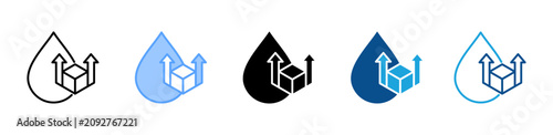 Foto High Blood Sugar web icon with multiple style collection