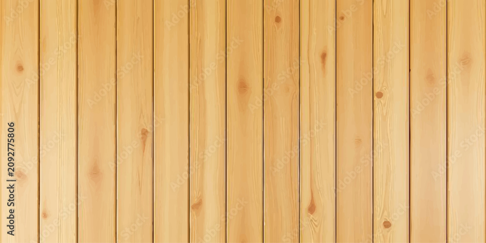 Obraz premium Abstract Brown Wood Texture Seamless Vector Illustration Natural Wooden Grain Pattern, Rustic Timber Surface, Organic Brown Background, Technology Texture, Realistic Wood Plank Design for graphics.