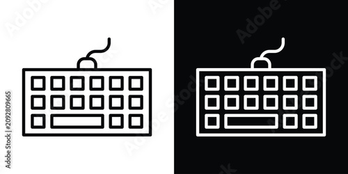 Quadro su tela Keyboard icon