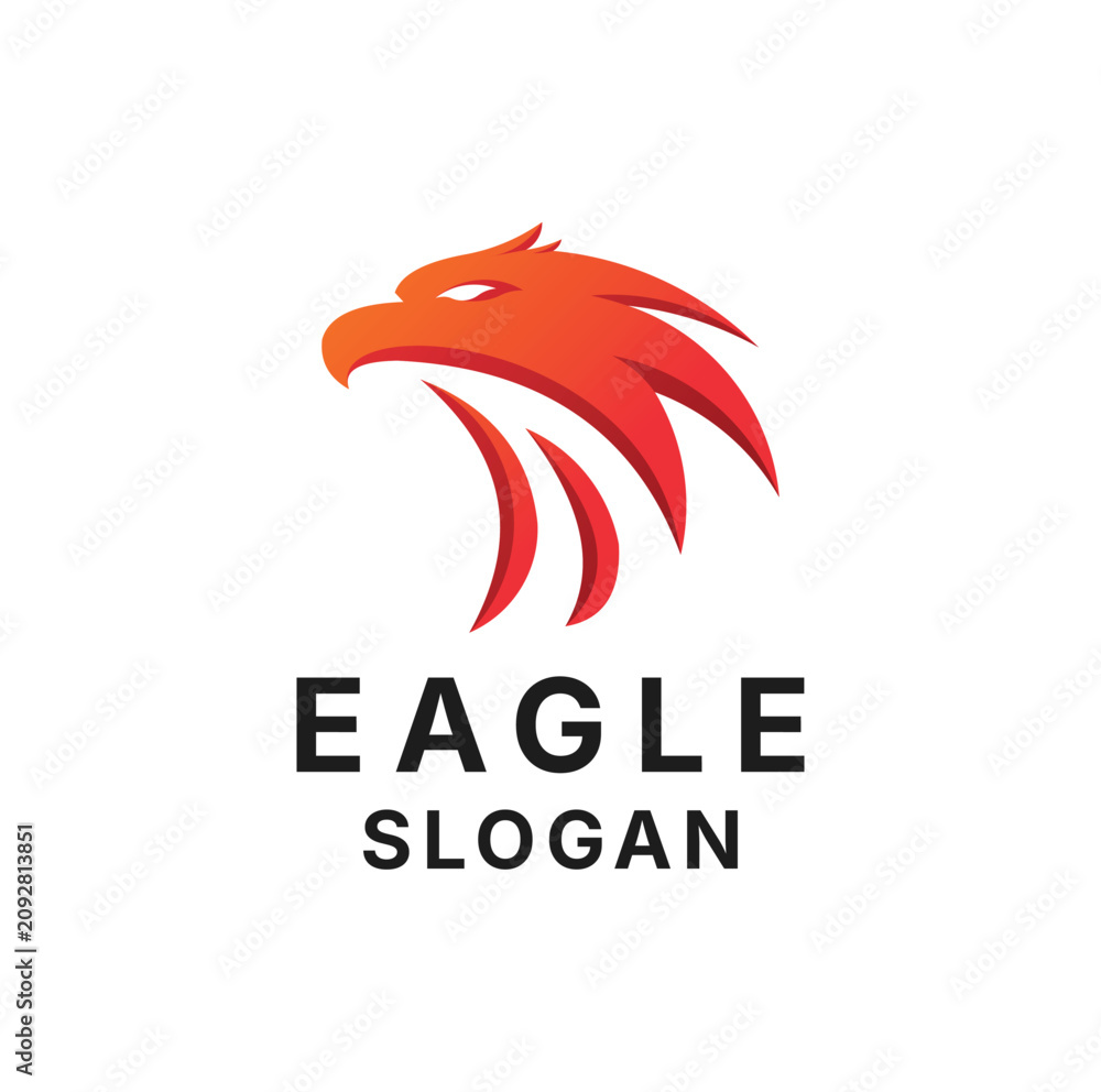 Obraz premium Eagle Logo Design template Illustration Vector