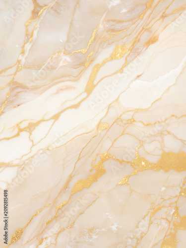 Luxurious beige marble texture with elegant shimmering gold veins, high resolution natural stone backdrop for premium interior design projects, modern abstract wallpaper with soft organic patterns.
