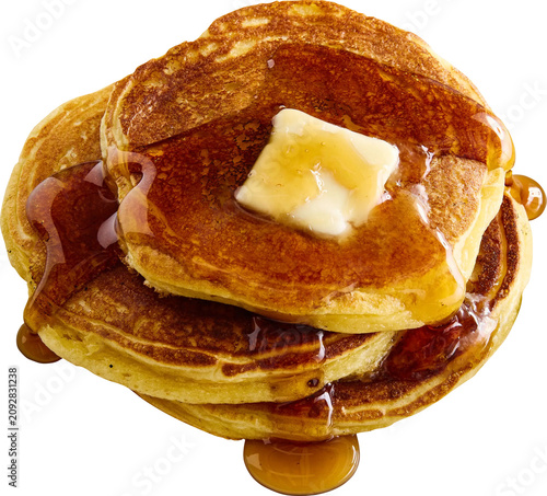 Pancake isolated on transparent background